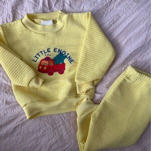 Vintage Little Engine Thermal Set size 24 months